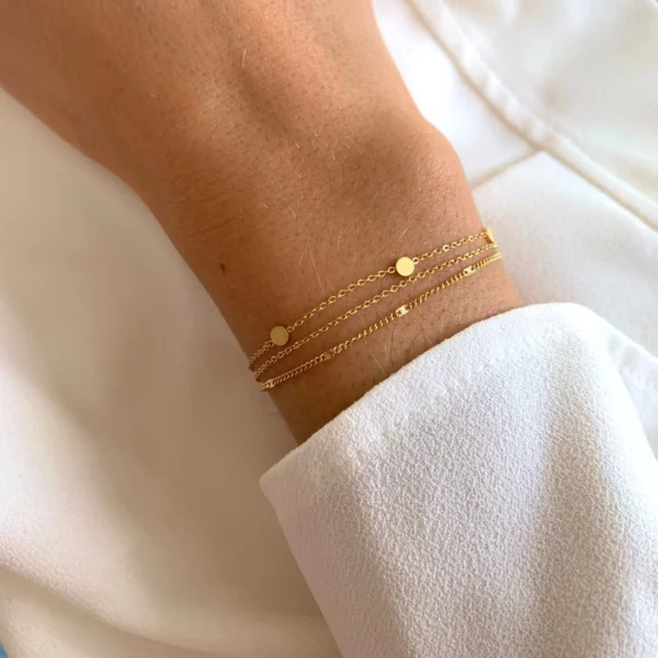 damarmband med tre länkar