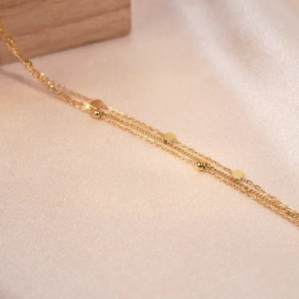 Damarmband i rostfritt stål – elegant armband med kedjor - Bild 3